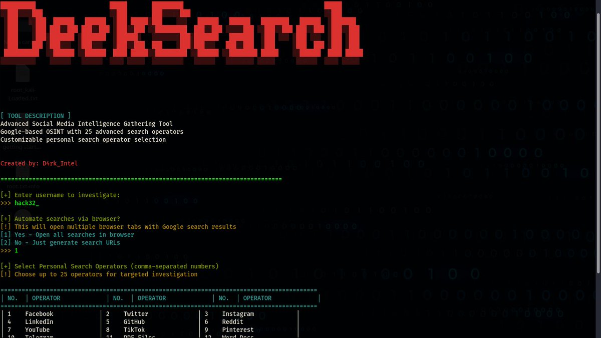 Hack32_'s tweet image. DeepSearch: The (OSINT) tool that reveals anyone's digital footprint, today I decided to try it and I liked it 💻👾 #EthicalHacking #Hacking