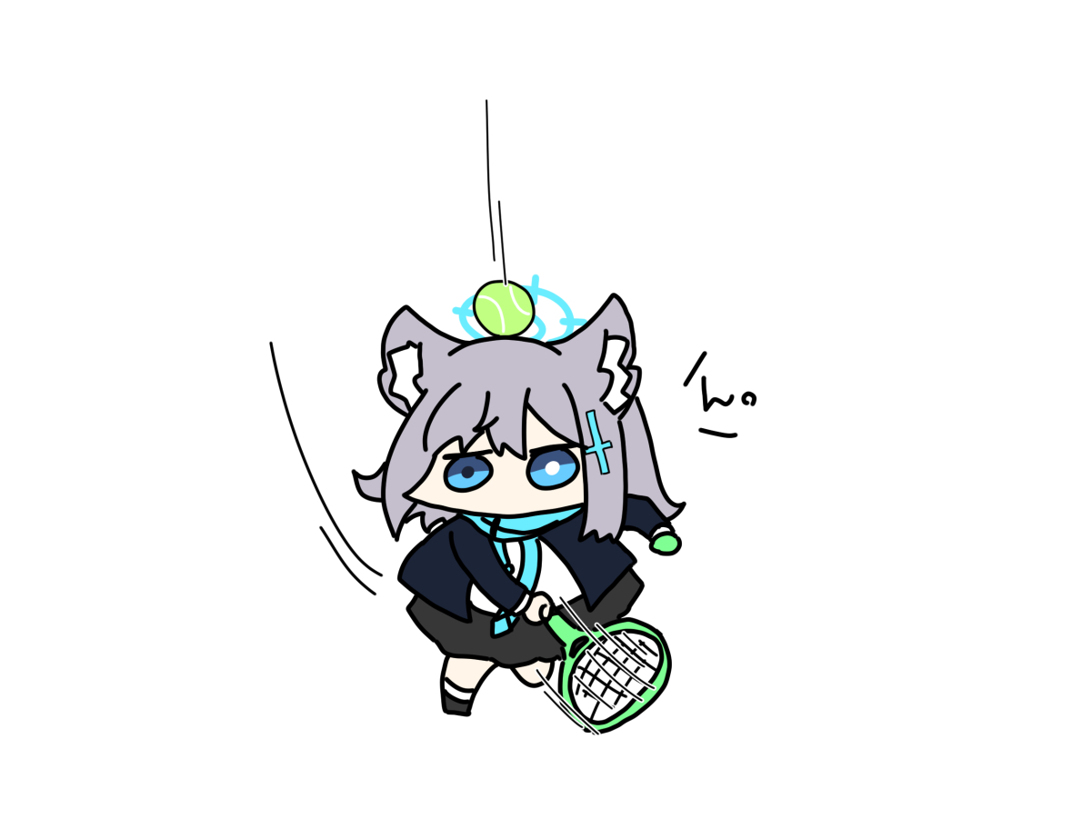 テニスのシロたん様
#ブルアカ