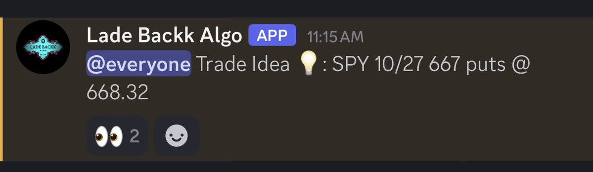 LadeBackkAlgo's tweet image. There’s a time and place to short $ES_F $SPY and it’s not all day everyday 😂