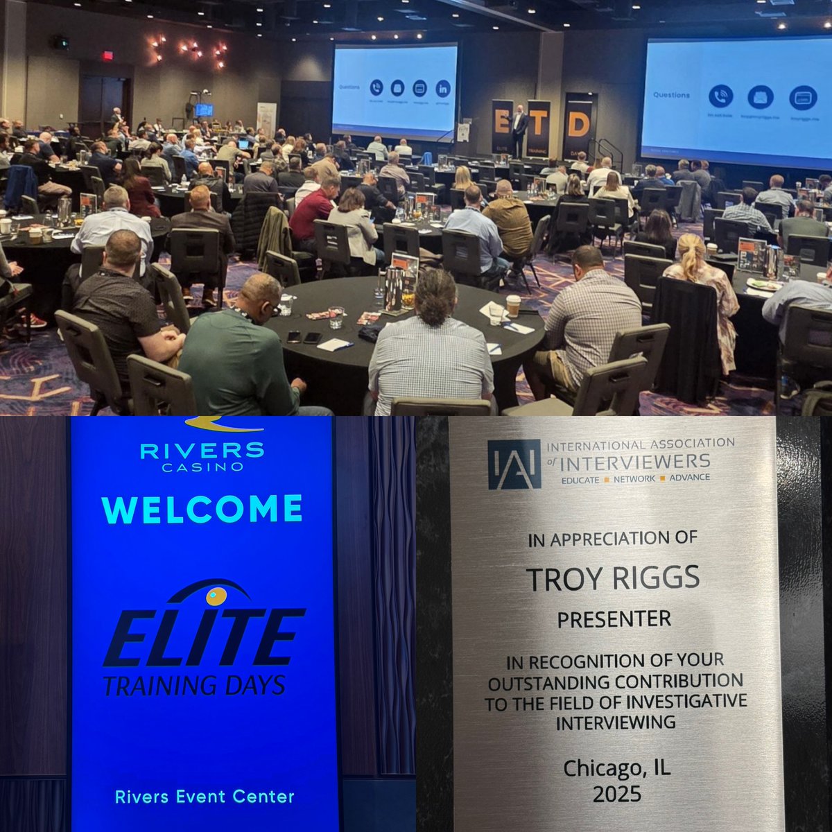 Honored to present today to some of the nation's top investigators.  Topic:  Managing and leading large investigations during a crisis!