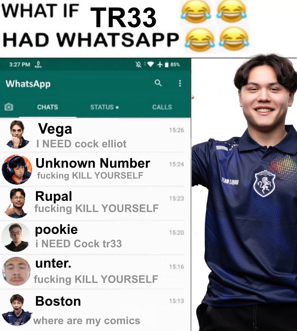 What if TR33 had whatsapp 😂😂😂😂