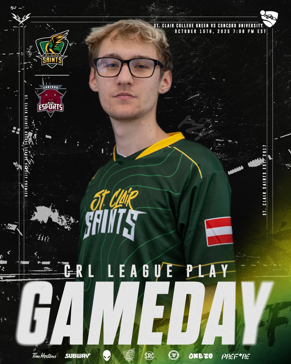The carball action continues in CRL tonight ⚽

#SaintsRL Green vs. <a href="/EsportsConcord/">Concord Esports</a>