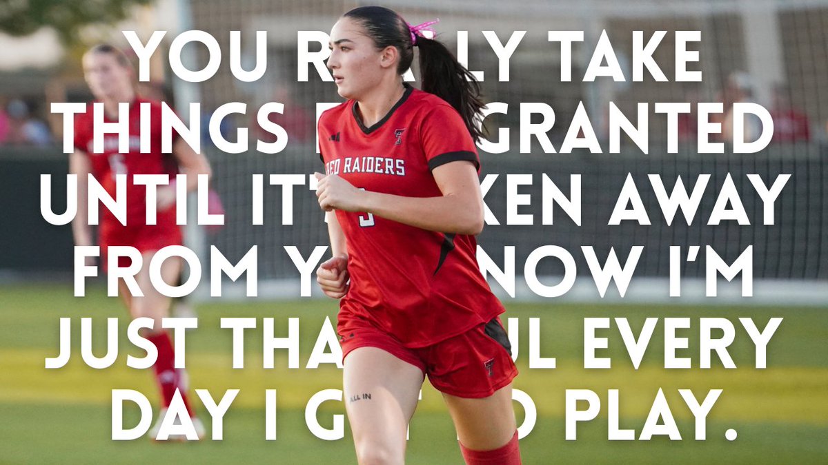 “You really take things for granted until it's taken away.”

A year ago, Kylie Bahr couldn’t play and no one knew why.

It took Texas Tech’s best medical minds — from soccer to football — to solve it. Now she's back with a vengeance. 

➡️Read her story: on3.com/sites/red-raid…