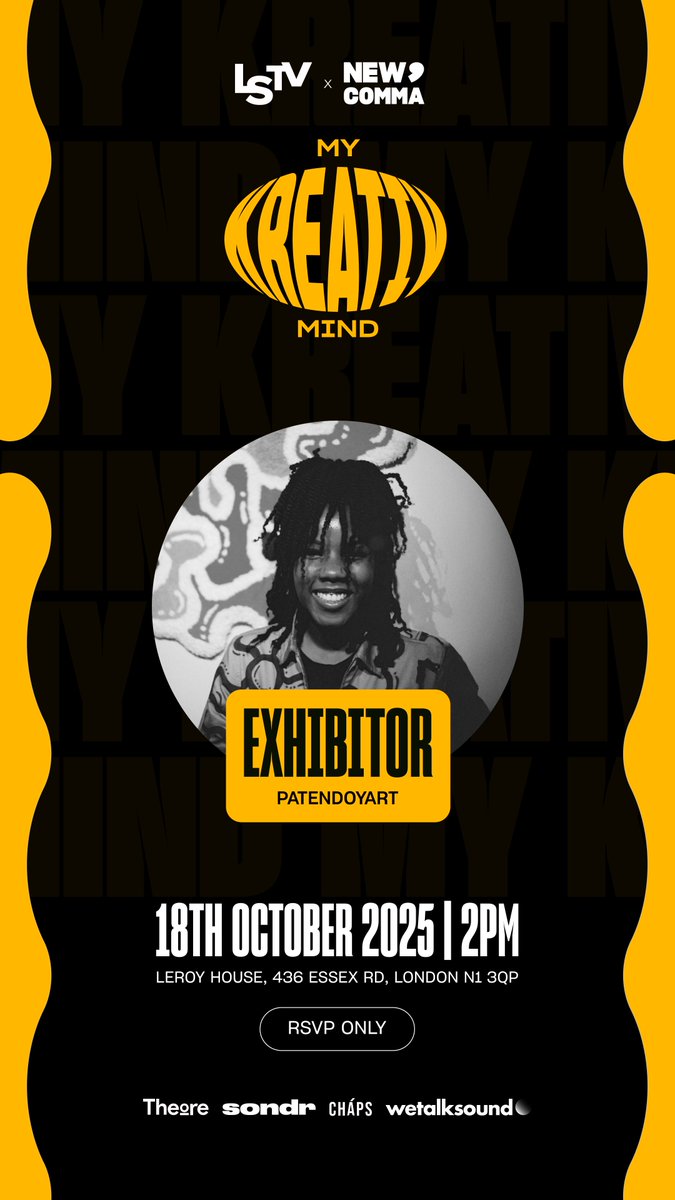 Zeebaybz's tweet photo. Upcoming Patendoyart events https://t.co/7kmWzDrbhe
