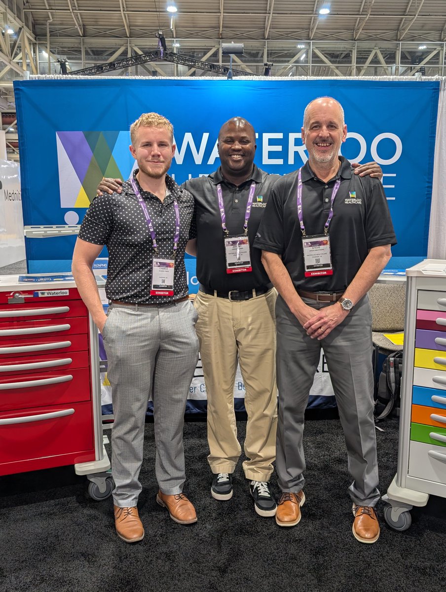 Waterloo_HCare's tweet photo. ๐ Thatโs a wrap on #EN2025 in New Orleans!
Our booth was buzzing with #EmergencyNurses exploring #WaterlooHealthcare #MedicalCarts; built for durability, customization & #HealthcareInnovation.
๐ Congrats to raffle winner Stacey Madrigal of Texas Health Resources! #ENATogether https://t.co/sHLQWtq3YZ