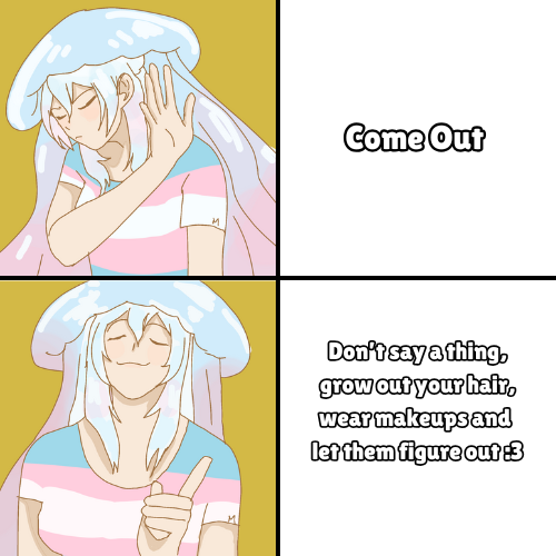 [Trans Meme] Art by : OliverBloom