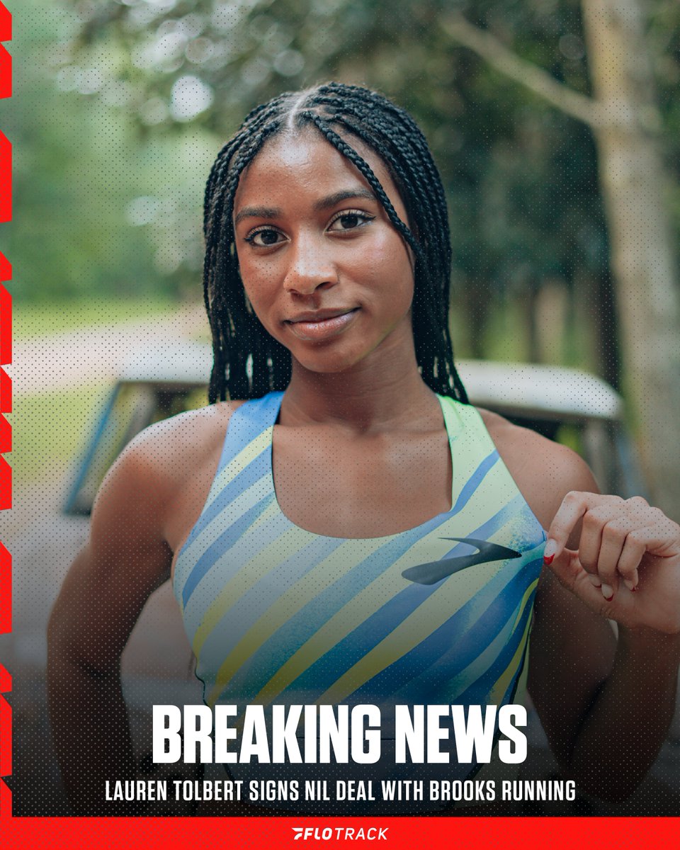 Breaking News: 4x All-American Lauren Tolbert has officially signed an NIL deal with <a href="/brooksrunning/">Brooks Running 💙</a>!

Fresh off an incredible junior season, Lauren finished 5th at the NCAA Championships and a semifinal appearance at the US Track &amp; Field Championships.

She has PB’s of 1:59.39 in