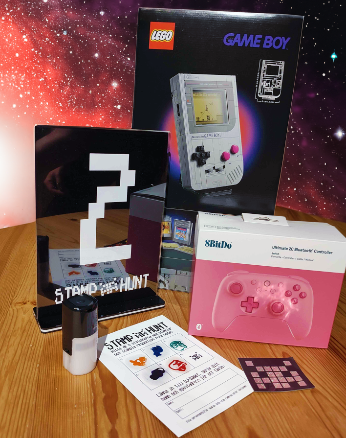 clubsyntaxerror's tweet image. With less than a day before boarding, we&apos;ll see you at Moderskeppet 4 – Kryssningen för dig som älskar spel, teknik och nördkultur!

Here&apos;re the prizes in our stamp hunt competition - which you will surely win!