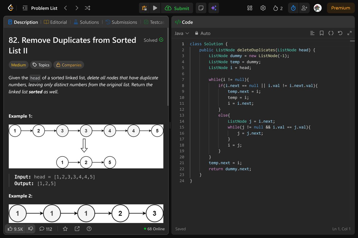 Vivek_05_12's tweet image. 💻 Web Development
📖 Revising JavaScript — getting more comfortable with it
📚 DSA
✅ Solved 2 problems on GeeksforGeeks
✅ Solved 1 problem on LeetCode
#100DaysOfCode #DevLog #WebDev #JavaScript #DSA