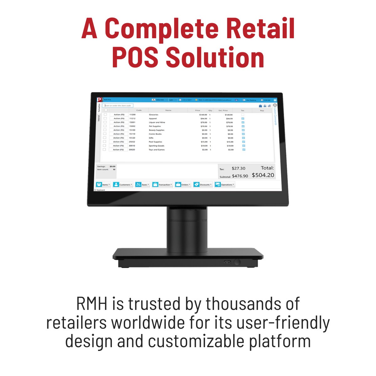 RMHPos's tweet image. Retail Management Hero is the go-to point-of-sale system for retailers who need flexibility, efficiency, and power in their operations. Whether you run a single store or a chain of locations, RMH   simplifies your workflows, improves customer satisfaction, and helps you focus on…