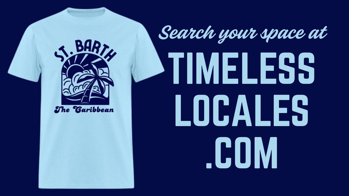 kellywittbooks's tweet image. See my #Seventies-inspired design for #StBarth in Navy Blue here (link to Light Blue in replies): timeless-locales.myspreadshop.com/retro-style+st…
#Apparel #Menswear #WomensApparel #TShirt #Hoodie #Sweatshirt #Hat