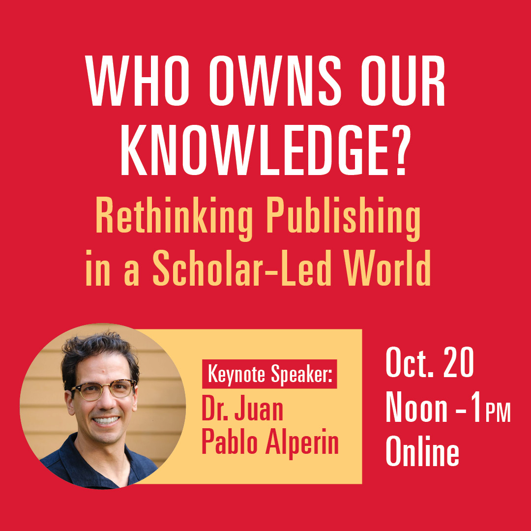 ISU_Library's tweet image. Who really owns our knowledge? 📚
Discover how scholar-led publishing and open access are reshaping the world of research!
🗓️ October 20 | 12–1 p.m. CST
🔗 Register here: ow.ly/tYRu50Xc3pb