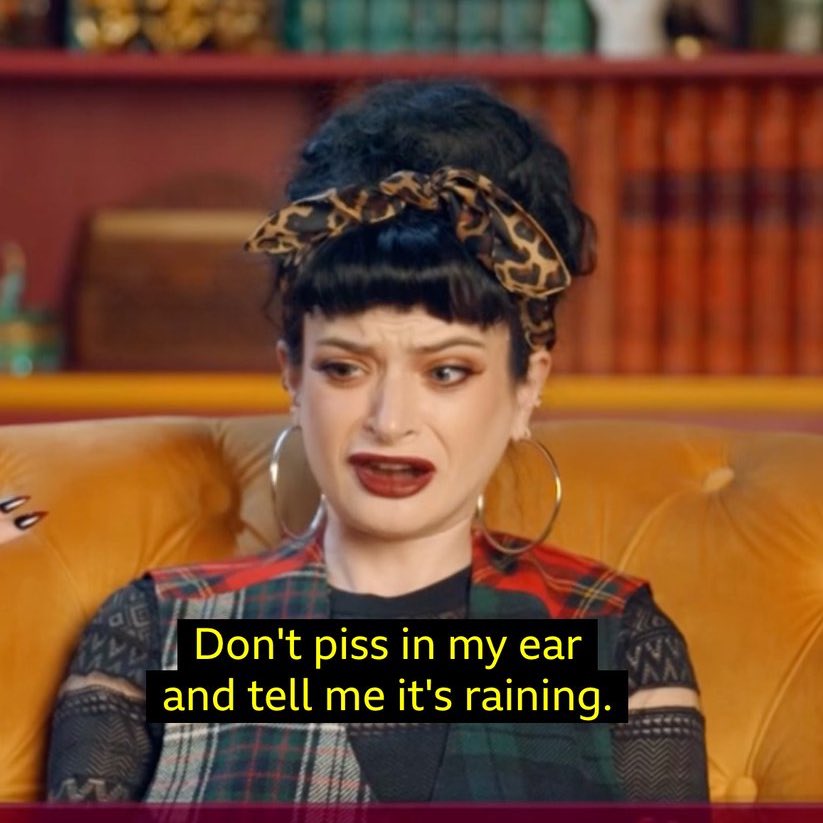 Ruth is onto Jonathan… 👀 #CelebrityTraitors