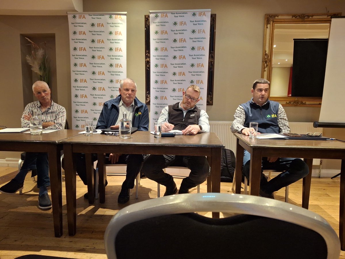 Roscommon <a href="/IFAmedia/">Irish Farmers' Association</a> County Officers as well as Farm family supporting <a href="/CroiHeartStroke/">Croí Heart & Stroke</a> and IFA health checks at Elphin mart today and County executive tonight with guest speaker Bill O Keefe Farm business national chair. Budget described as underwhelming and TB dominates debate.