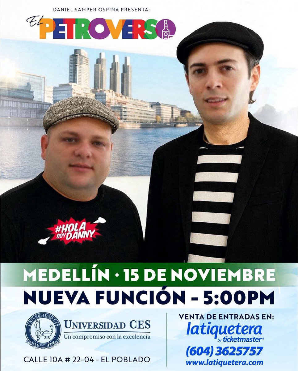 Boletas para #ElPetroVerso en Medellín, acá:

latiquetera.com/event/el-petro…