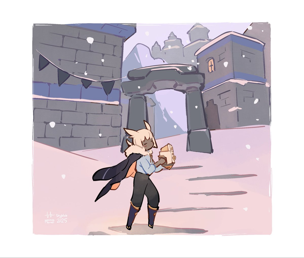 「【 Skytober 2025 】「 Oct 10th ~ 13th 」 - #」|skyblob 📌 comms openのイラスト