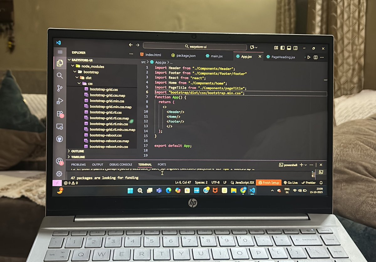 ManviTyagi1003's tweet image. Today learned about
1. What is bootstrap
2. How to style buttons using bootstrap
3. How to style alerts using bootstrap
4. How to style Card and grid using bootstrap.
Day 6 of #100DaysOfCode
#java #react #springboot