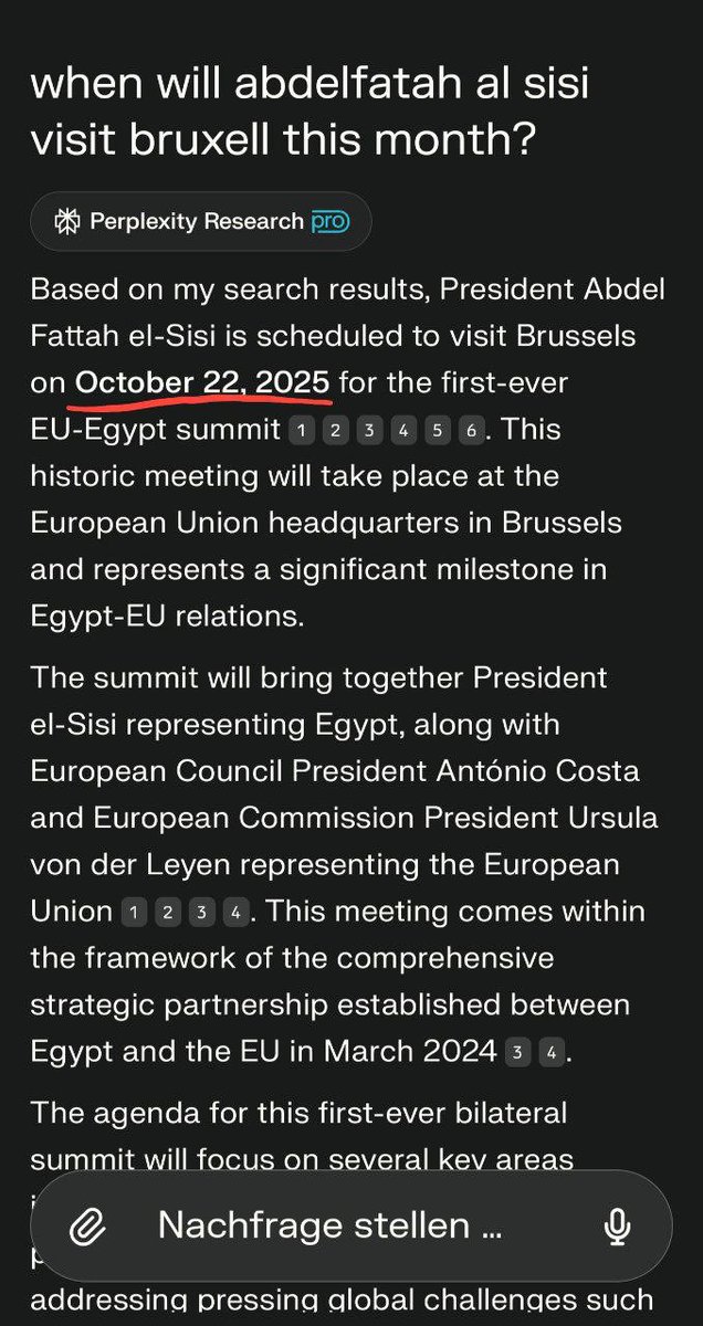 متعاص <a href="/AlsisiOfficial/">Abdelfattah Elsisi</a> .. 

أنا عرفت إن بروكسل هتضلم بمجيئك ليها يوم ٢٢ اكتوبر 😉

عرفت كمان إنك بتحاول تلم الألاضيش المنتفعين بتوعك كلهم يقفوا يعملولك منظرة كدابة وبالفلوس عشان انتا بتموت في صورتك النجسة انها تنضف بس عمرها ما بتنضف.

رسالة لكل أهلنا المصريين، الفلسطينين،