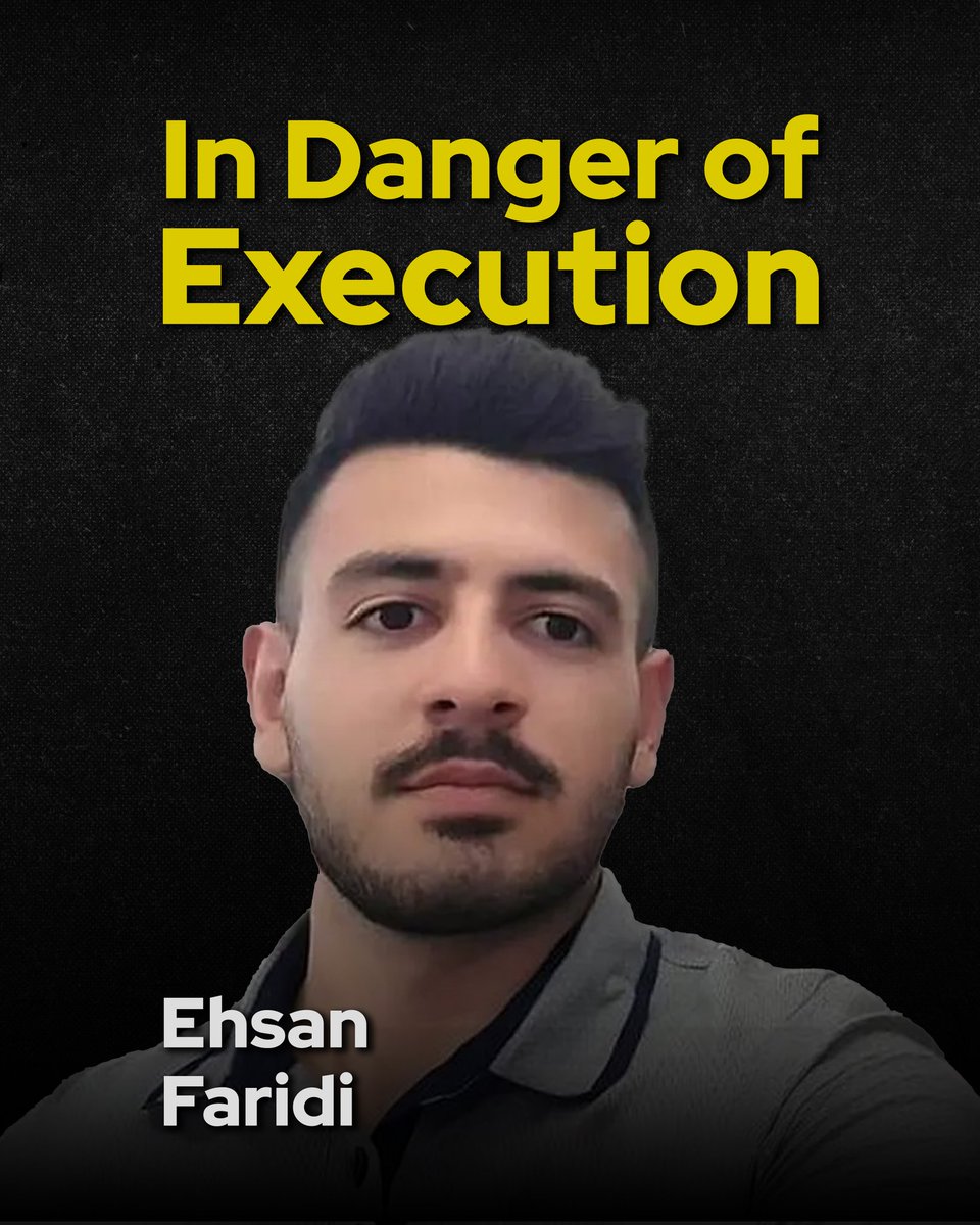 Ehsan Faridi, a 22-year-old student at Tabriz University, faces imminent execution after Iran’s Supreme Court upheld his death sentence. Faridi was initially charged with “propaganda against the state,” but the charge was later elevated to “corruption on earth”.
#EhsanFaridi
