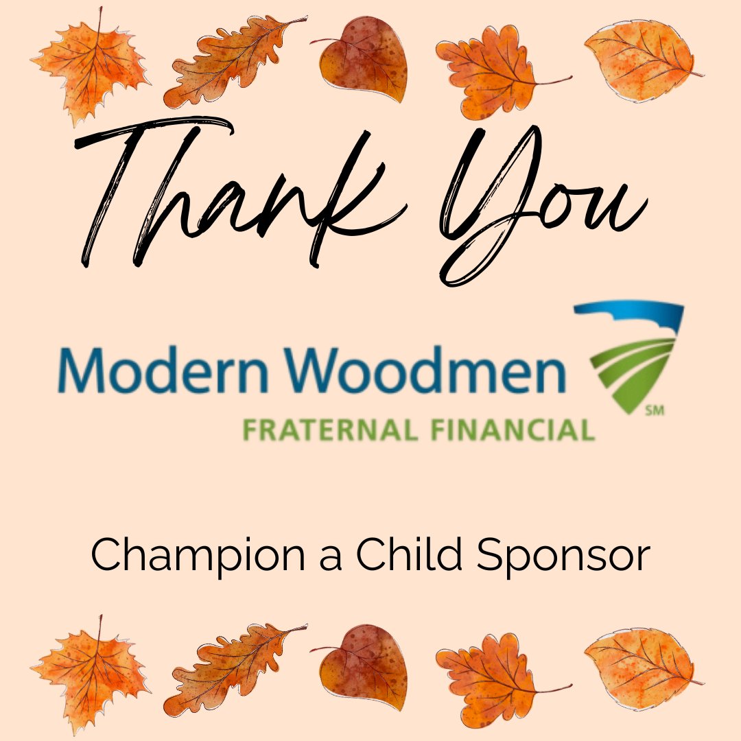 Thank you, Modern Woodmen! We’re so grateful to Modern Woodmen of America for sponsoring our Champion a Child event! Their support helps make this event possible by celebrating the partners, and programs that keep children safe, strengthen families, and build healthy communities