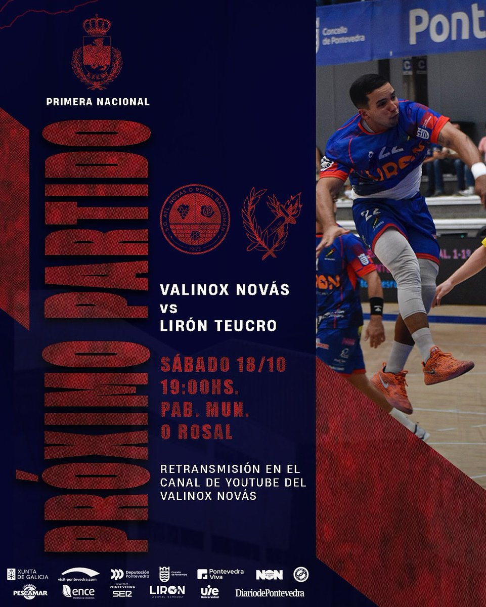 PRÓXIMO PARTIDO‼️

Este sábado nos enfrentamos al Atlético Novás en un duelo por las primeras posiciones. Os esperamos en el Rosal!!

Forza equipo💪🏼💙
