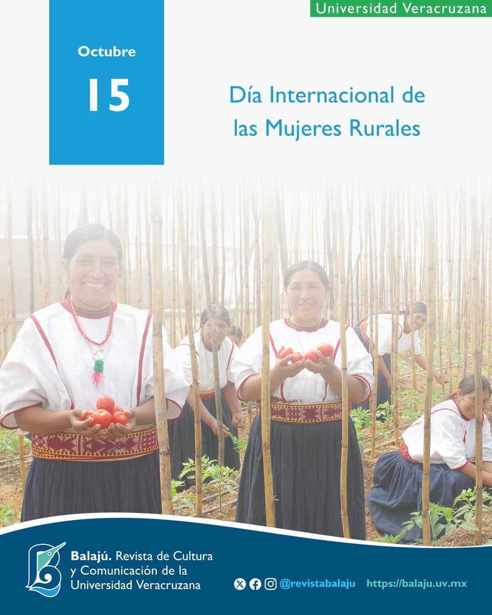 Celebramos a las mujeres rurales: fuerza que cultiva, cuida y transforma desde lo cotidiano. 
#DíaInternacionalDeLasMujeresRurales #IdentidadRural #15DeOctubre