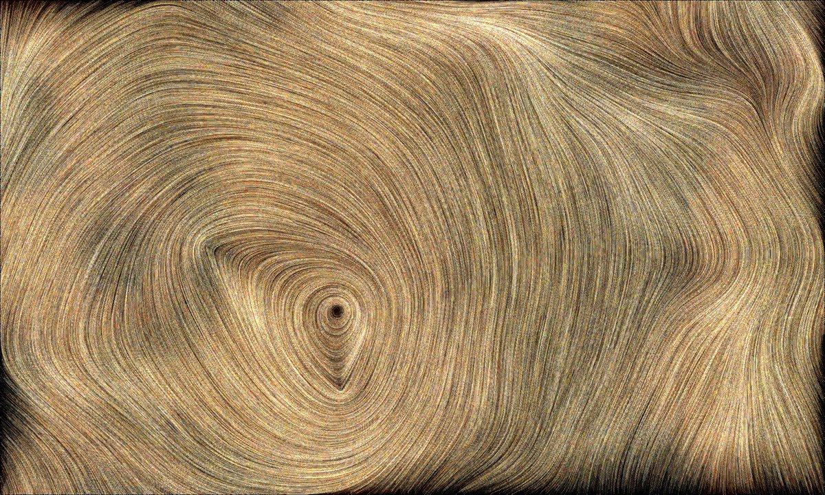 MALAYBANERJEE9's tweet image. Tornado Flow Field with wooden texture.
GM if you like computer programming art.
#generativeart #creativecoding #mathematicalart #art #digitalart #contemporaryart #artwork #abstract
