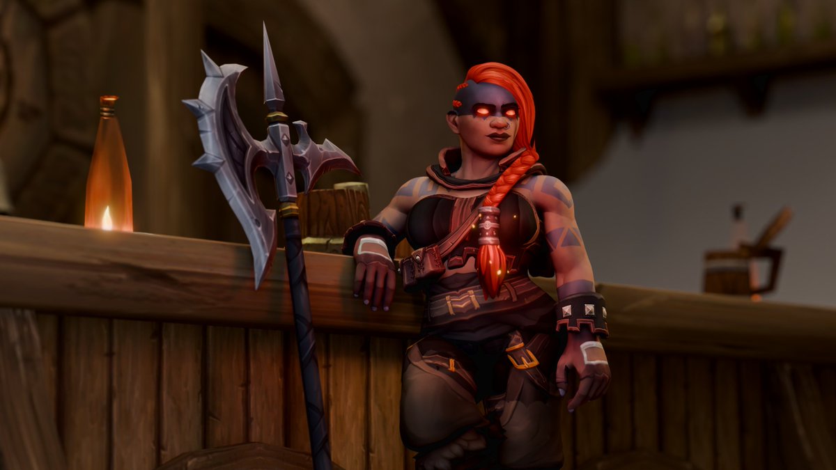 Next up on my OC Roundup, meet my Dark Iron Dwarf OC! 

Jennan Ironheart, "Burning Fist of the Mountain"

︀ #3d #Warcraft #Dwarf #DarkIronDwarf #WorldOfWarcraft #wow #ocart