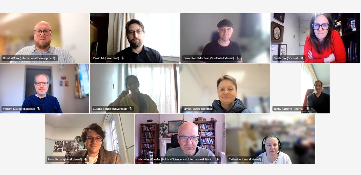 We had a great "problem-solving" session yesterday, talking through several challenges that members are facing with their research on trust (and related concepts), from analyzing interviews to developing grant applications. 

Great to have a supportive community of researchers!