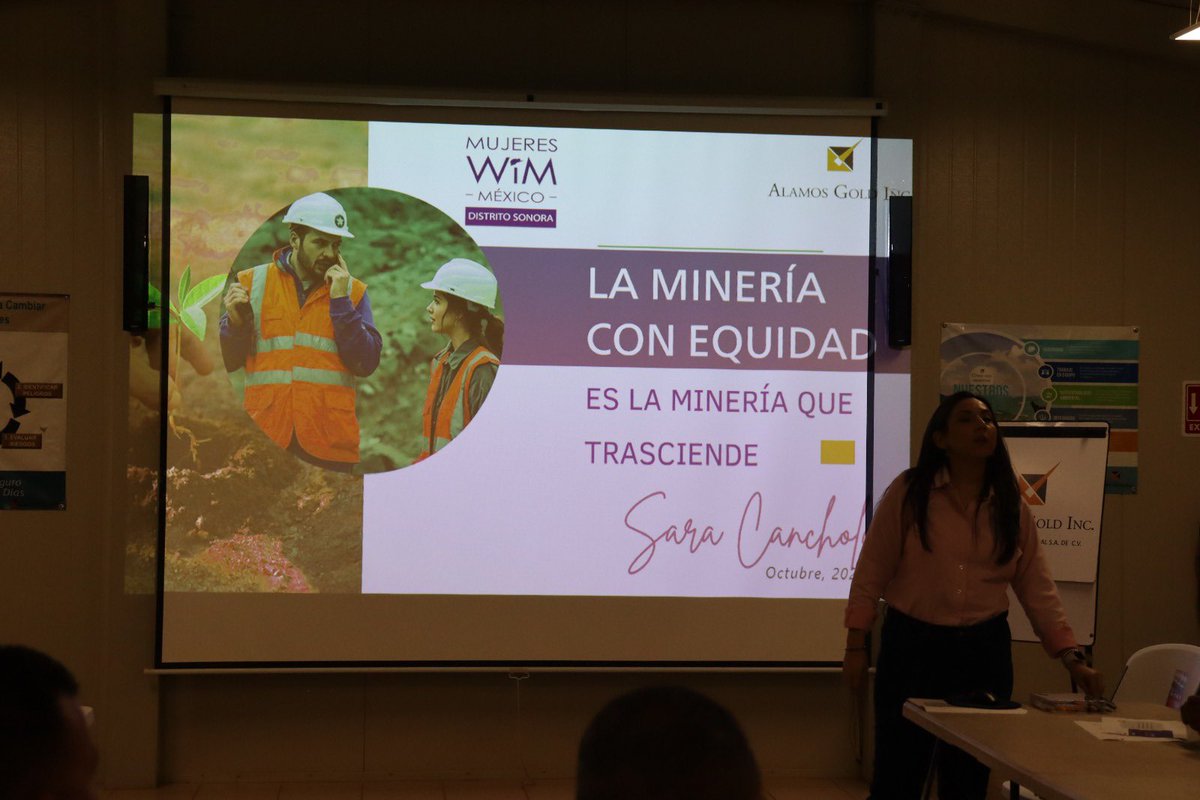 Además de los talleres y conferencias en la comunidad, <a href="/WimMexico/">Mujeres WIM de México</a> DistritoSonora, también capacitó a nuestros compañeros en Mina Mulatos y La Yaqui Grande en temas de Equidad de Género, Mineralogía y Comunicación Asertiva.
¡Gracias por participar!
#ODS17
#SomosMON
<a href="/AlamosGoldInc/">Alamos Gold Inc.</a>