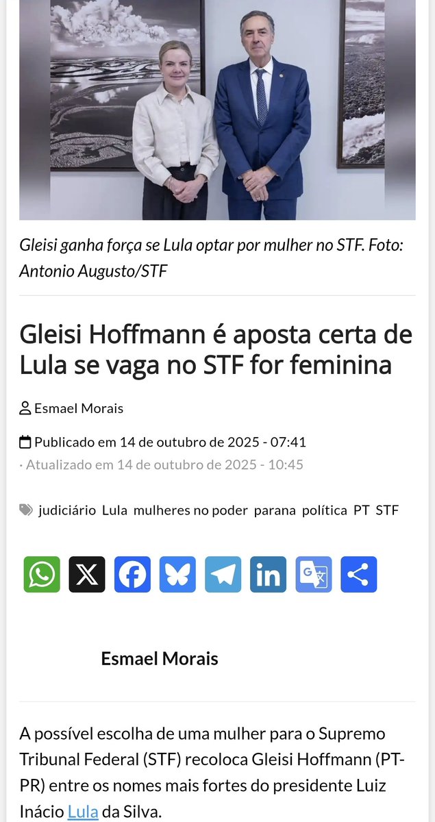 Eu acho que devíamos fazer uma campanha #GleisinoSTF! Só para testar uma coisinha ou outra aqui.
