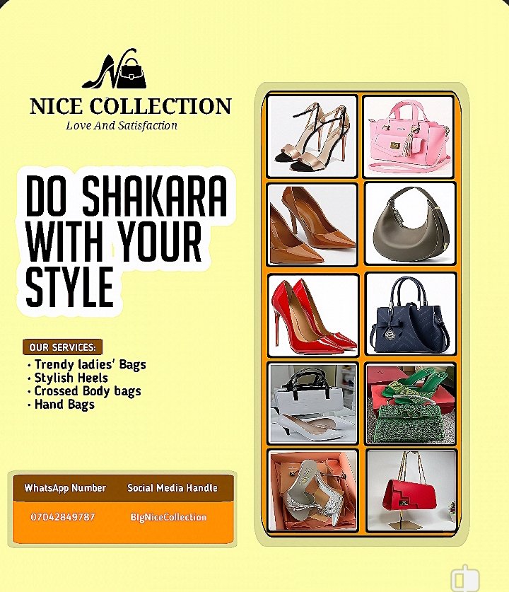 UtibeRobert71's tweet image. This is my recent design 
I was only given the brand name, motto and the services they offer 

I actually came up with the tag Do Shakara with you Style 

#GraphicDesigner #GRAPHIS