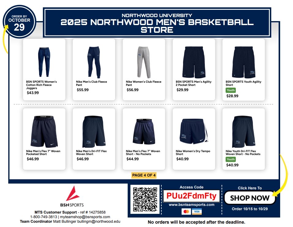 Timberwolf Fans ‼️
The M. Basketball Team Shop is now live! Order your gear and support the program between now and Oct. 29th! 🐺🐺🐺🐺

bsnteamsports.com/shop/PUu2FdmFty