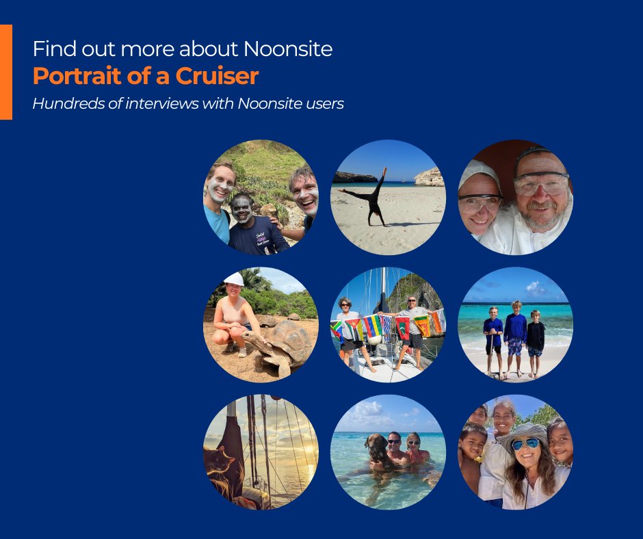 Real stories. Real sailors. Real lessons. 
Explore our Portrait of a Cruiser series; interviews packed with tips &amp; insights from long-term cruisers.
⚓ noonsite.com/cruising-resou…

#CruisingLife #BluewaterSailing #SailingCommunity #LiveaboardLife