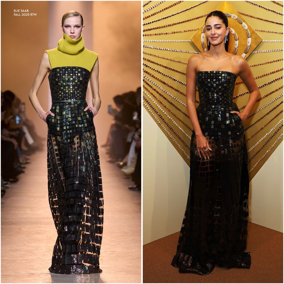 ▪️@AnanyaPandayy in <a href="/ElieSaabWorld/">ELIE SAAB</a> Fall Winter 2025 RTW attends the #DeBeers 'Voyage Through The Diamond Realm' at Frieze Masters in London - Styled by <a href="/PriyankaKapadia/">Priyanka Kapadia</a>.

#OOTD #AnanyaPanday #ElieSaab
