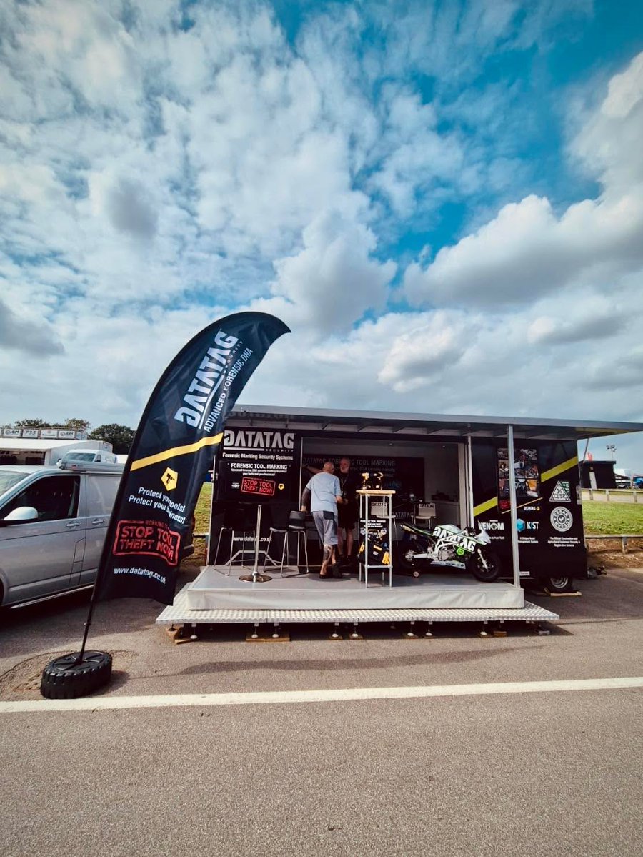 DatatagID's tweet image. 🏍️ It’s the big one — the @OfficialBSB finale at @Brands_Hatch! We’re here all weekend, so come and...🔒
✅ Learn about our Motorcycle & Power Tool Security System
✅ Ask about re-registration and check your reg!
Don’t miss the final roar of the season — see you there‼️🏁