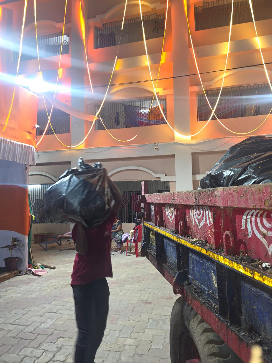 All garbage and waste materials collected, segregated, and disposed of systematically. Also  Cleaning of common areas, pathways and regular collection of waste from designated bins.
🧹✨ Cleanliness ensures devotion and dignity.
<a href="/CMO_Odisha/">CMO Odisha</a> <a href="/HUDDeptOdisha/">H & UD Dept</a> <a href="/dm_puri/">Collector and District Magistrate Puri</a>