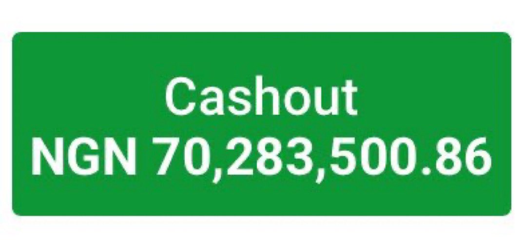 onlyMrRich's tweet photo. cashout = 70.2m, im giving out to 25 accounts that repost 20k each https://t.co/pHUU6NOjwj