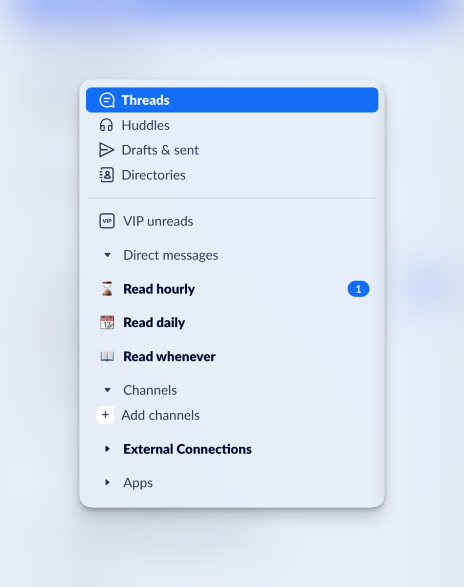 imkylelambert's tweet image. I reorganized my Slack sidebar based on an idea from this article. It is a welcomed workflow change.
aggressivelyparaphrasing.me/2025/09/30/org…