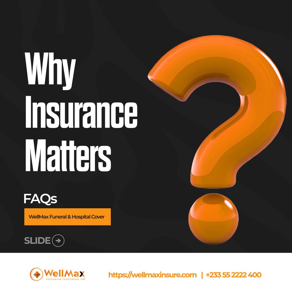 WellMax___'s tweet image. Frequently Asked Questions – WellMax Funeral &amp;amp; Hospital Cover 💬

Got questions? We’ve got answers! 💡
Swipe ➡️ to learn all you need to know about your WellMax Funeral &amp;amp; Hospital Cover — from claims to benefits and payments.

#WellMaxInclusiveInsurance #FAQ  #MIG💙 #VIVAMIG