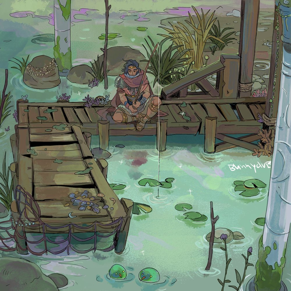 bunnyclvb's tweet image. im gonna take him fishing