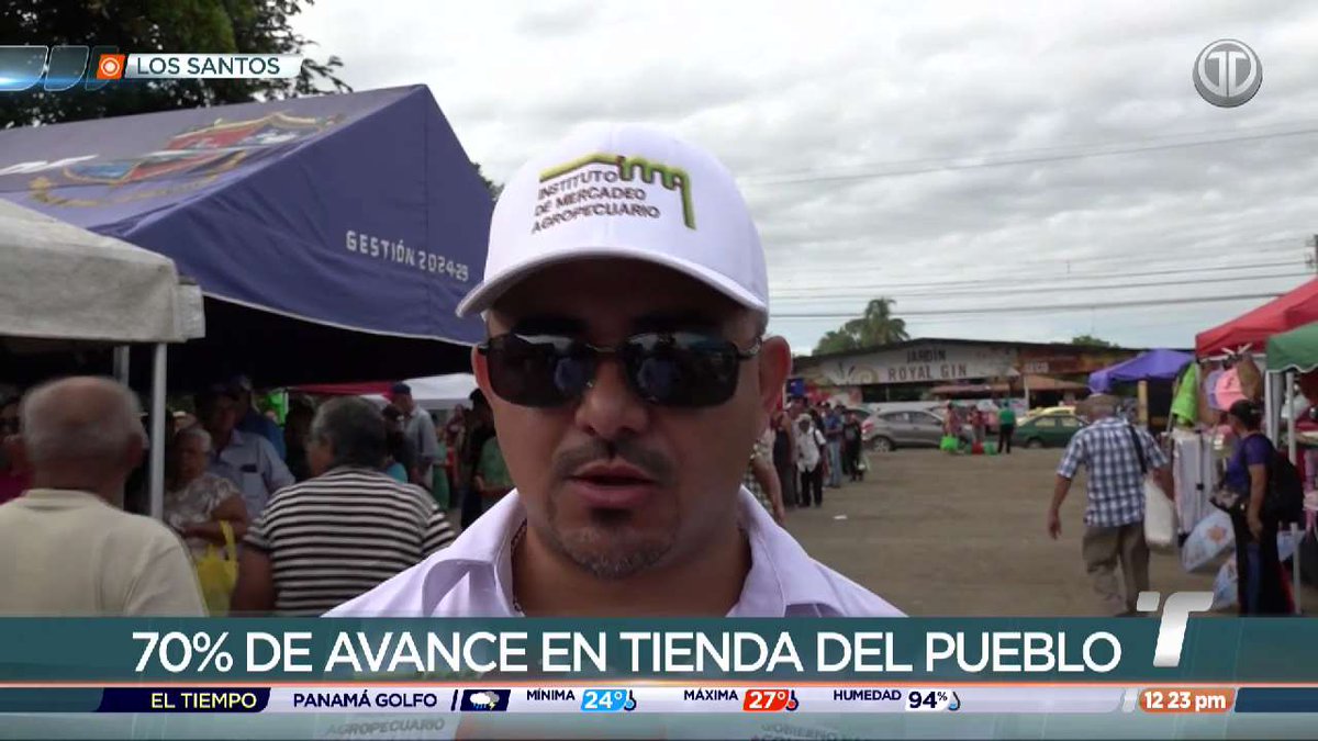 El director regional del <a href="/IMA_Pma/">Instituto de Mercadeo Agropecuario</a> en Los Santos, Edgar Medina, informó que la construcción de la Tienda del Pueblo en Las Tablas registra un 70% de avance.