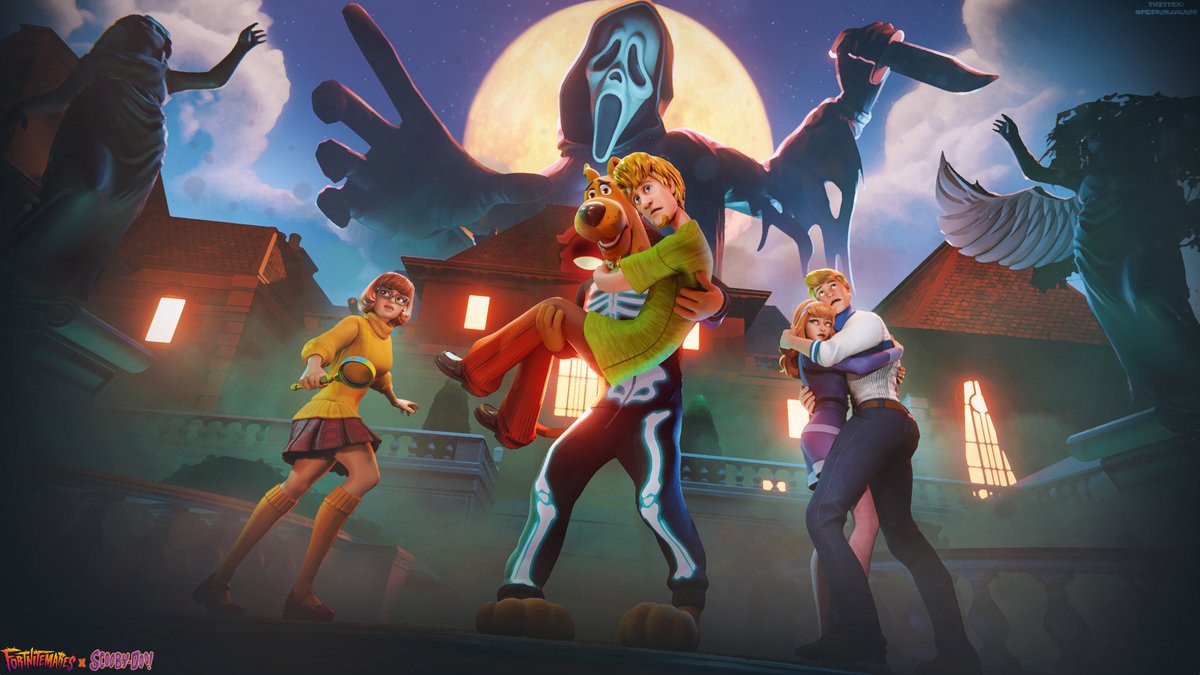 Scooby-dooby-doo! 👻

#FortniteArt #Fortnitemares2025