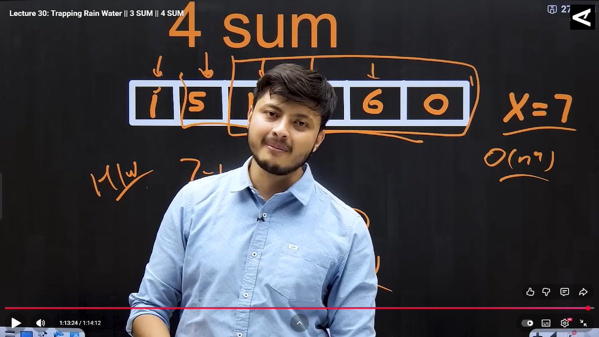 JeetKumarD35856's tweet image. Just crushed 1 LeetCode and 2 GFG problems from the roadmap by CoderArmy! ๐
Big thanks to Rohit Negi Bhaiya for the crystal-clear explanations. The grind continues! ๐ป #DSA #CoderArmy #ProblemSolving