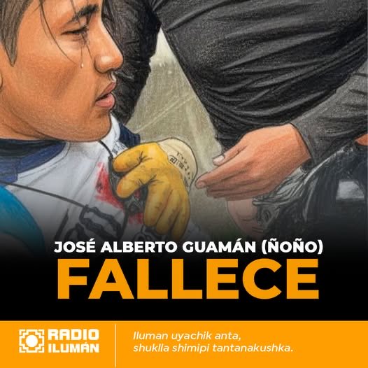 La segunda fallecida por la violencia de las fuerzas represivas. En esto resultó el “Convoy Humanitario”. 
Solidaridad con la familia y amigos de José Guamán. No olvidemos que murió por un disparo de las Fuerzas Represivas. #FueElEstado