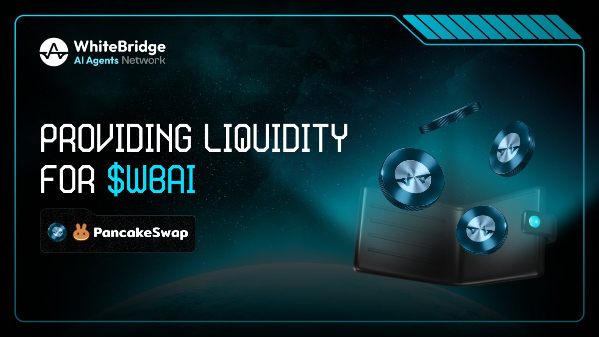 WhiteBridge: AI Agents Network (@aiwhitebridge) on Twitter photo Put your $WBAI to work!
Liquidity farming on <a href="/PancakeSwap/">PancakeSwap</a> is now live, offering up to 251% APR for early participants.
But hurry, because it won't last forever 😉
Here is what you need to know ⤵️ Put your $WBAI to work!
Liquidity farming on <a href="/PancakeSwap/">PancakeSwap</a> is now live, offering up to 251% APR for early participants.
But hurry, because it won't last forever 😉
Here is what you need to know ⤵️