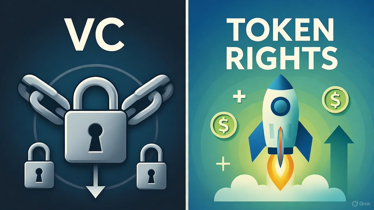 mzf_protocol's tweet image. Traditional VC killing your token project's vibe?
• Extended timelines.
• Significant equity dilution.
• Control requirements.
Token Rights provide an alternative structure that, under our standard terms, may offer faster decisions without equity dilution
DM for standard…