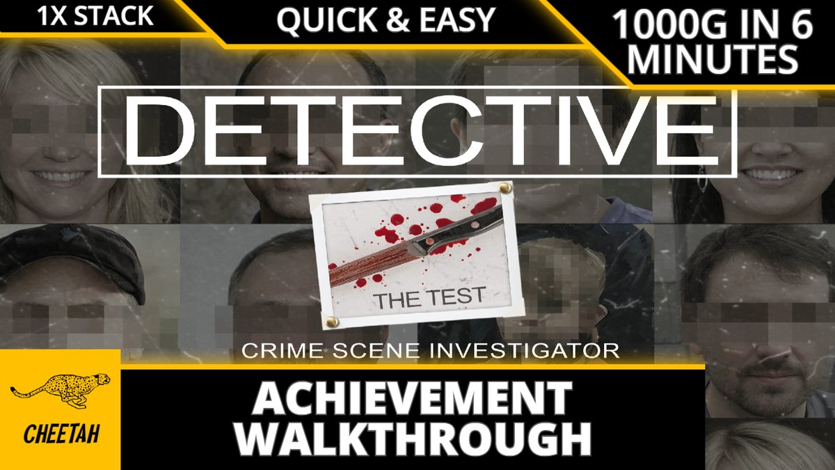 🚨 New Upload 🚨

Detective - The Test - Achievement Walkthrough (1000G IN 6 MINUTES) QUICK &amp; EASY!

Check it out here ⬇️
youtu.be/mpaJTOAwcVA
