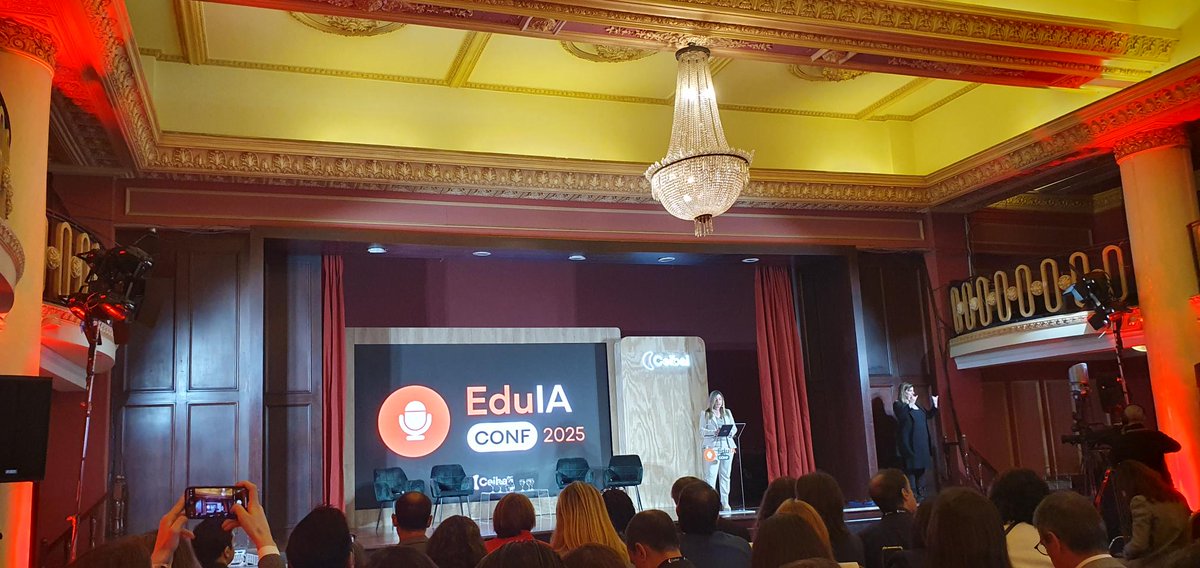 netlearning20's tweet image. Nuestra directora @strabaldo participó en el Congreso #EduIAconf. “Como siempre, es un placer aprender, trabajar y crecer junto a @Ceibal_Uy.”
Un espacio inspirador para seguir impulsando la innovación educativa. ✨