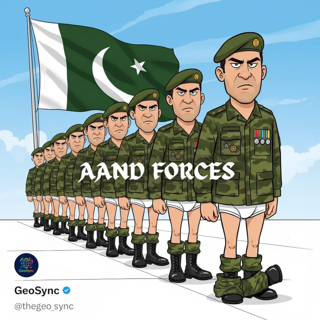 thegeo_sync's tweet photo. @TinyDhillon The one &amp; only Pakistan’s “Aand Forces”.👇 https://t.co/Krr09v1qld